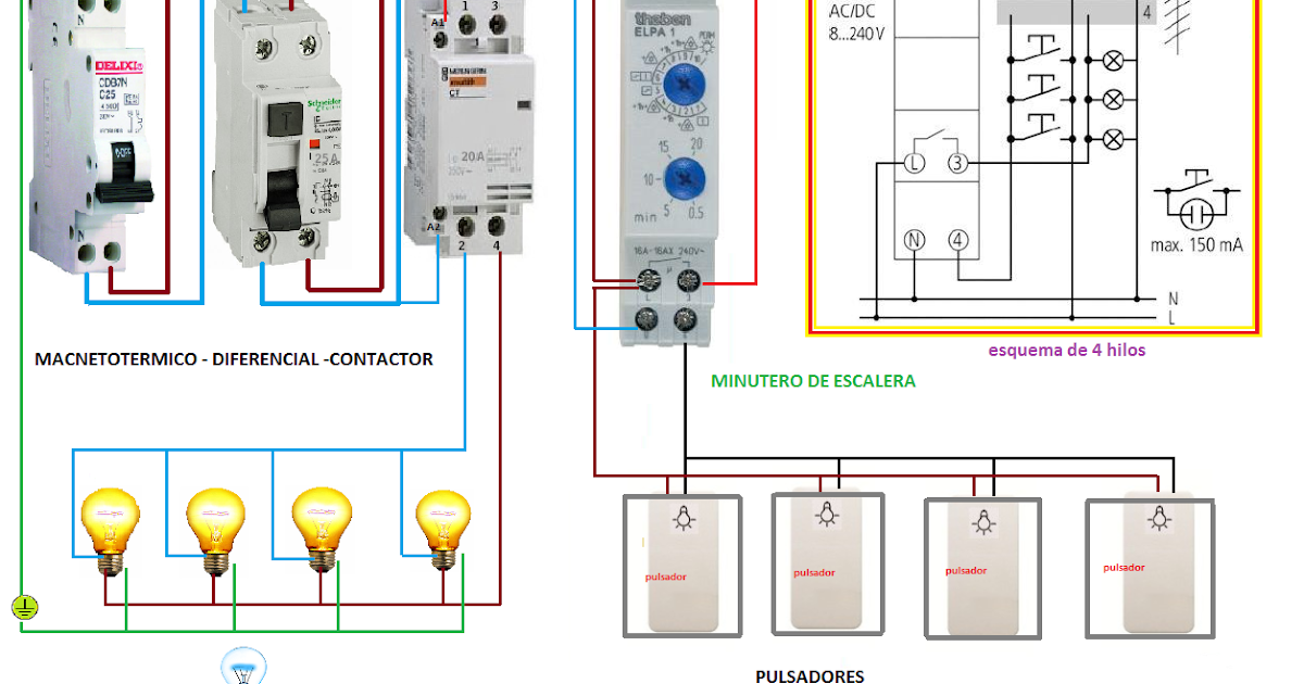 Esquema Contactor Con Temporizador - Sitios Online Para Adultos En Galicia